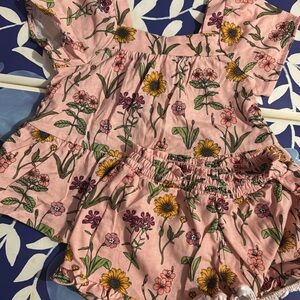 The Children's Place Pink Floral Kids Matching Set
